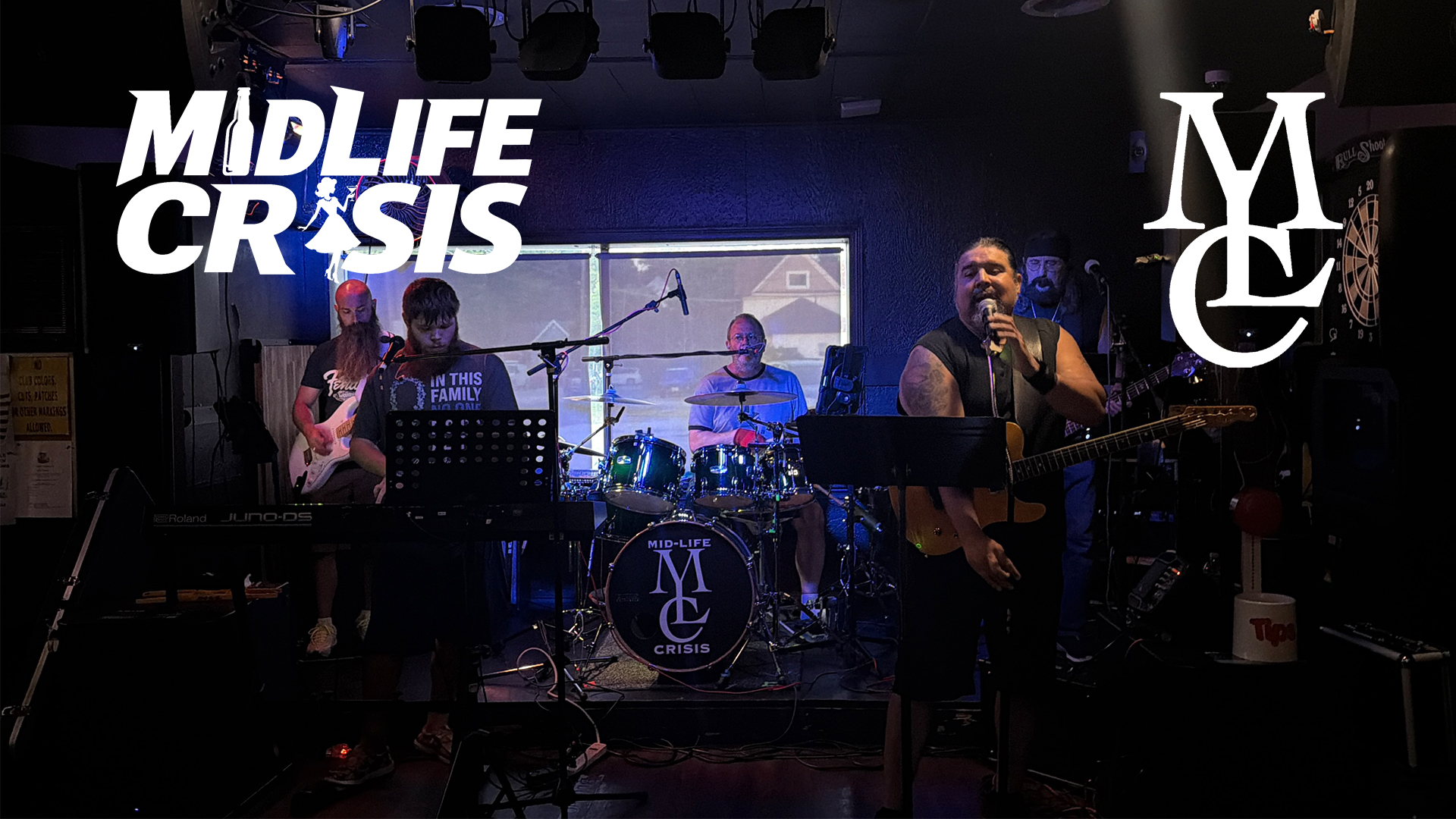 The party rock band Midlife Crisis performing live at Linnwood Tavern